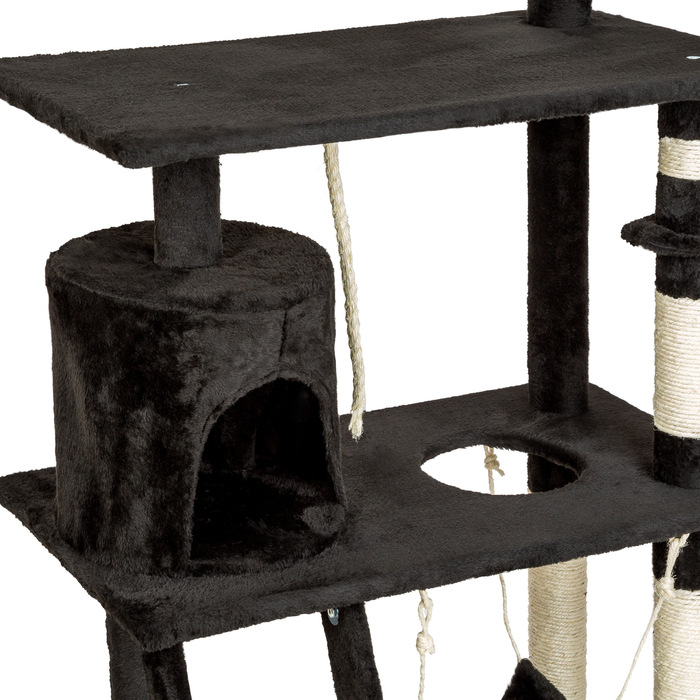 Когтеточка для котів TecTake, багатоколірна, 141 см, 3 рівні