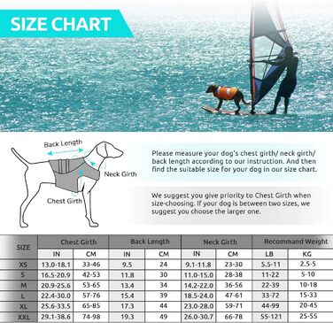Рятувальний жилет для собак ASENKU, розмір L, оранжевий (для такс, чихуахуа, французького бульдога, лабрадора)