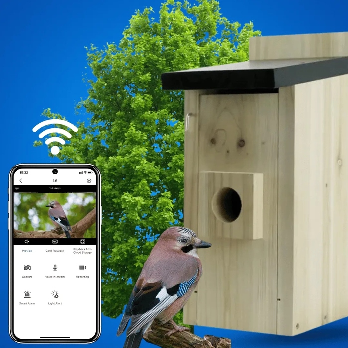 Інтелектуальна годівниця для птахів з WiFi-камерою Tuya BH1