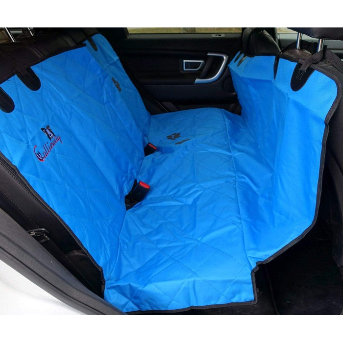 Callieway Автоковдра для собак, плед для пікніків з м'якими лапками (блакитний)