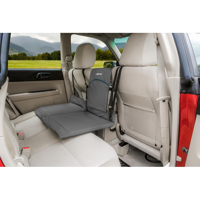 Захист для заднього сидіння авто Kurgo: міцний, водонепроникний, двосторонній, чорний/пісочний