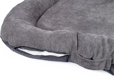 Водонепроникне лежанка для собак, лежанка-матрац з Codura | Для маленьких собак | Сірий колір, розмір L (95 x 75 см)