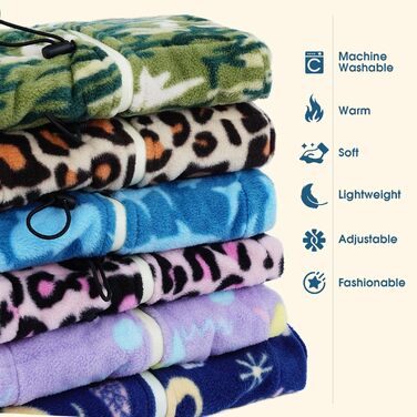 Флісова куртка для собак ROZKITCH, теплий пуловер, піжама, вітростійка, тепла, для холодної погоди, жилет з відбиваючим шнуром, комбінезон, одяг, комплект для великих собак, динозавр 4XL (довжина спини: 31.1'), блакитний динозавр