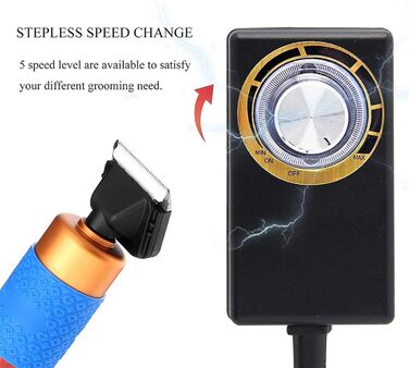 Машинка для стрижки собак Hunderasierer: професійна машинка для грумінгу та стрижки шерсті собак, низький рівень шуму та вібрації, 200W