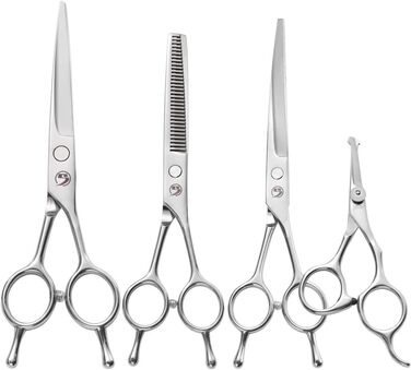 Набір професійних ножиць для грумінгу собак та котів, нержавіюча сталь, 7 дюймів