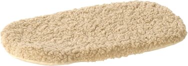 Сумка для собак Pookie Бежева – 50x24x26 см – Фліс з піною – Ручне прання – Страхувальний поводок – Знімний дно – Сумка для зберігання