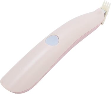 Бездротовий тример для собак з підсвічуванням, 2 швидкості, регульований, для грумінгу навколо очей, вух, обличчя та задньої частини тіла (рожевий)