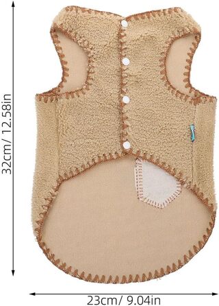 Зручна собача жилетка для маленьких та середніх собак. Тепла жилетка для домашніх тварин з бавовняної суміші, однотонна, з простим дизайном. Зимовий одяг та фотореквізит.