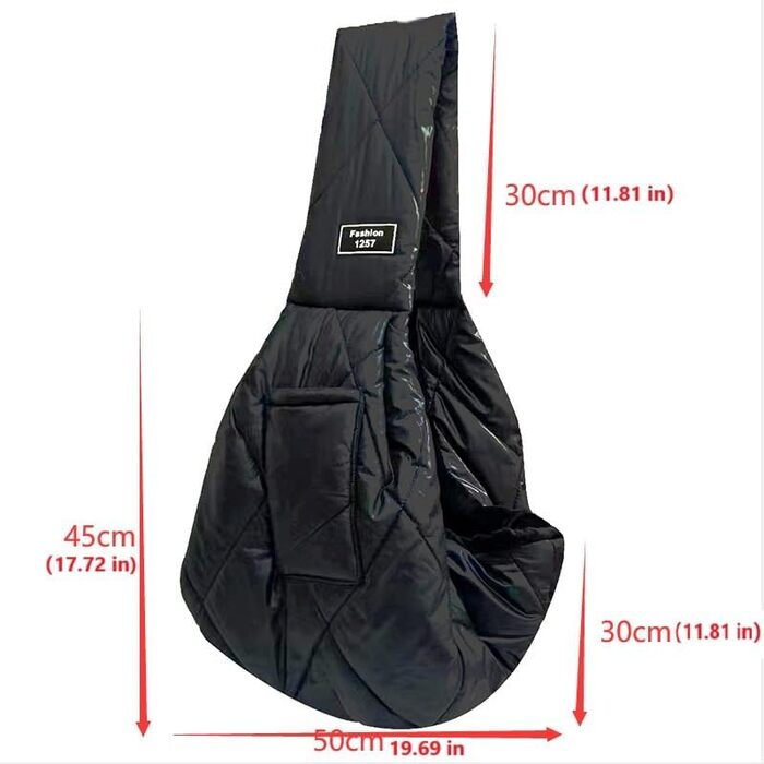 Сумка-переноска для собак та котів CYBERNOVA, 1-7 кг, тепла та вітронепроникна, з кишенею