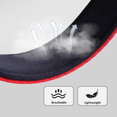 Нашийник для собак Didog з нейлону, м'який, з металевою застібкою, для великих, середніх собак, чорний, M (розмір S: 25-38 см)