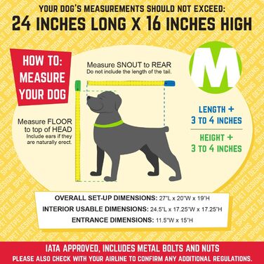 Кіязка для собак SportPet Designs Medium - пластикова, коліщатка, розмір L (67x51x47 см)