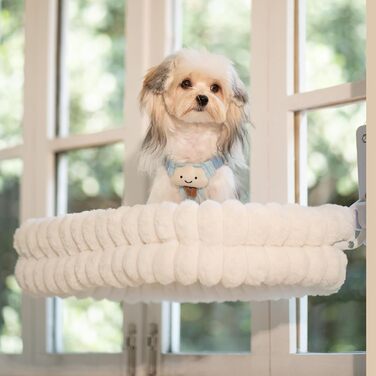 Килимок-гамак для котів CheerPals на вікно, білий, L (M)