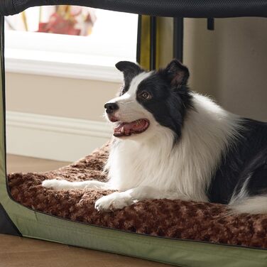 Килимок для собак середнього розміру BEDSURE, 71x50x7 см, миючий, з антиковзною основою, коричневий