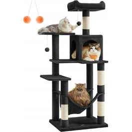 Комплекс для котів Feandrea 101: низька дряпачка, лежанка та стовпчик для точіння (160 см)