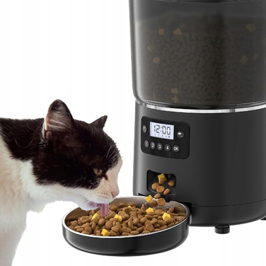 Автоматичний годувальник для котів та собак, дозатор корму 4л