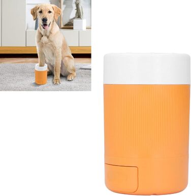 Очищувач лап для собак MENDUNER: для маленьких, середніх та великих порід (сірий, помаранчевий)