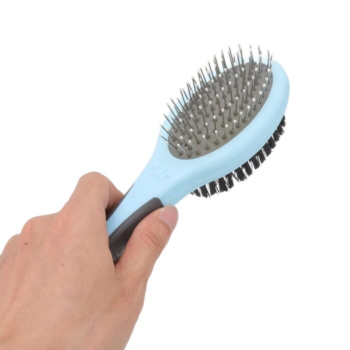 Набір гребінців для собак та котів 8 в 1: багатофункціональний інструмент для догляду за довгою шерстю, гребінь з нержавіючої сталі, ергономічна ручка, ефективне видалення ковтунів