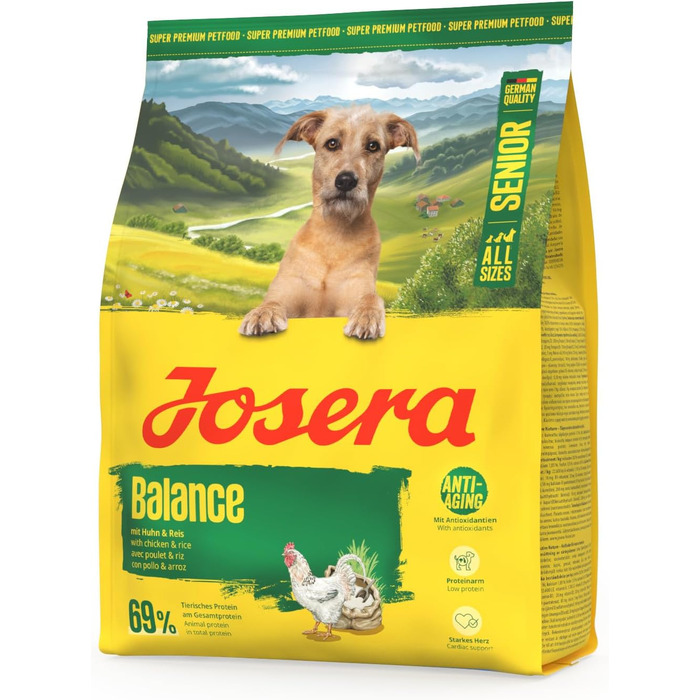 Сухий корм для дорослих собак старшого віку JOSERA Balance, 12.5 кг