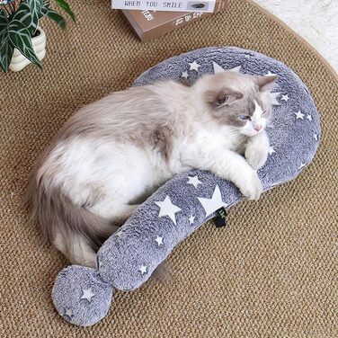 Подушка для собак CHULPET, велика, знімний чохол, світиться в темряві, м'яка підголовник для глибокого сну