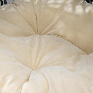 Павучий дім для котів PawHut з ротангу з подушкою, котячий будиночок, котяча печера з піднятими ніжками, сріблясто-сірий, Ø52 x 58 см