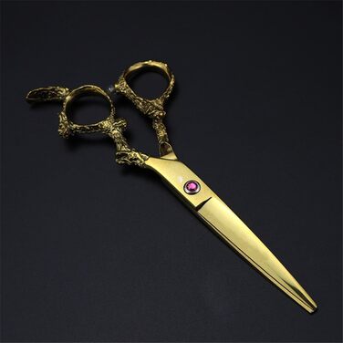 Набір професійних ножиць для грумінгу собак 6 дюймів: прямі та розріджуючі ножиці для догляду за шерстю