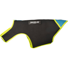 Julius-K9 IDC неопреновий одяг для собак, розмір L, чорний/аквамарин