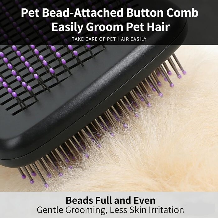 Набір для догляду за шерстю собак та котів (9 шт.): триммер для кігтів, щітка-вичесалка, купальна щітка, скребок для шампуню та аксесуари для грумінгу для короткошерстих та довгошерстих тварин