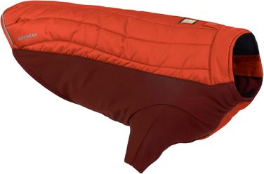 Ruffwear Powder Hound утеплена куртка для собак, водонепроникна зимова куртка з флісовою підкладкою, преміум-мантел для великих собак, помаранчева
