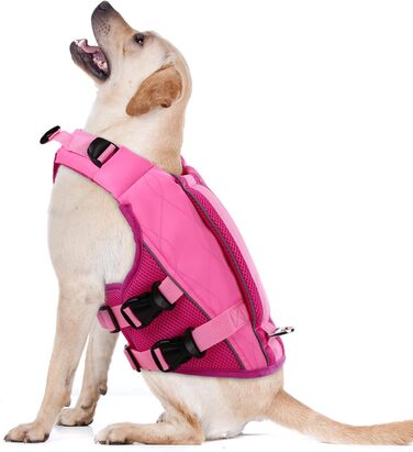 Спасальний жилет для собак Konvinit, рожевий, XL (65-85 см)