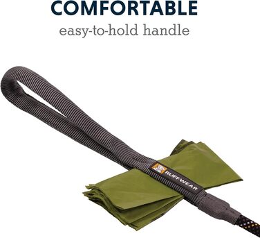 RUFFWEAR Knot-a-Long короткий повідок для собак з карабіном, 0,76 м, чорний обсидіан