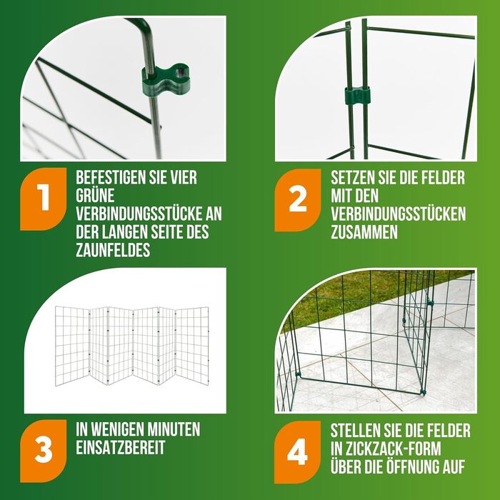 Захисний загін для собак Conka Pets – сітчастий дріт, 1 м заввишки, надійний, для середніх та великих собак. Легкий, складаний, мобільний – закриває проміжки до 1,5 м