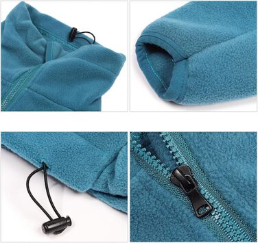 Теплий зимовий халат для собак з флісу з ніжними штанинами для великих, середніх та маленьких порід (Чихуахуа), м'який піжамний костюм для собак (B, 2XS)