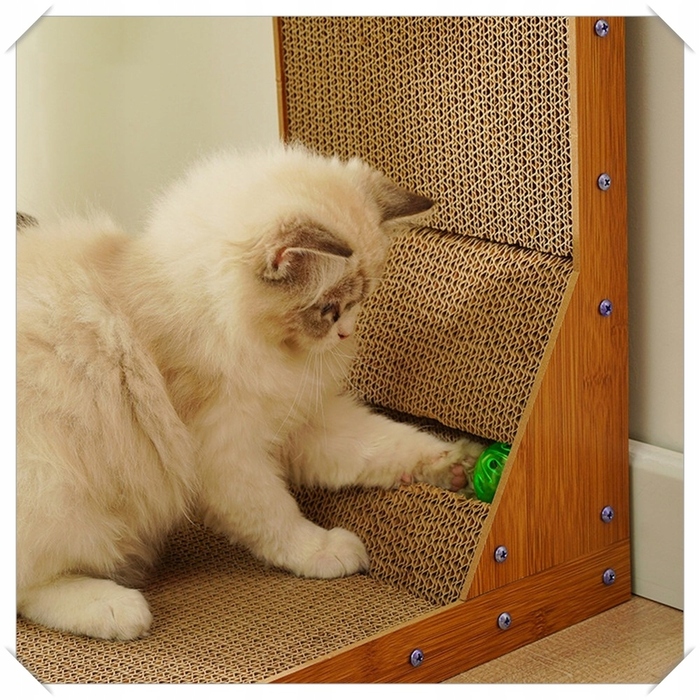 Низька кігтеточка K&M для котів до 60 см