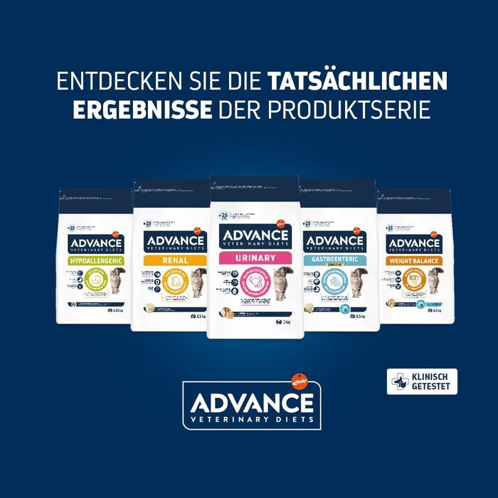 Сухий корм для котів Advance Weight Balance для контролю ваги при надмірній масі тіла, 1.5 кг
