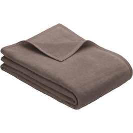 Захисний чохол для дивану Ibena Porto, 75x200 см, м'який, зносостійкий, машинне прання, тауп, однотонний, коричневий