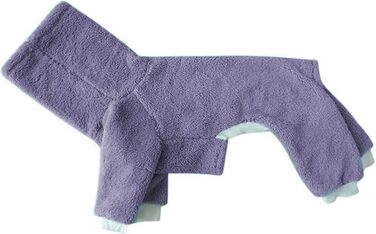 Теплий флісовий комбінезон для собак з принтом грейхаунд, з високим коміром, розмір M (2 шт.)