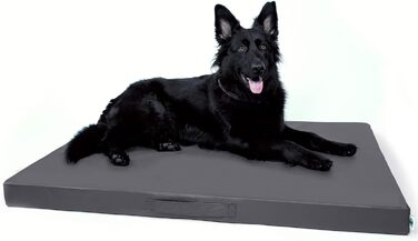 Килимок для собак CopcoPet Jumbo коричневого кольору 90 x 70 x 8 см – міцне штучне шкіряне покриття, легко миється, неслизький, для собак, квартири, саду, переноски, кемпінгу – товстий килимок 90 x 70 x 8 см