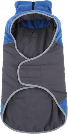 Зимовий теплий пуховик для собак, вітронепроникний, з капюшоном та на блискавці, для маленьких, середніх та великих порід