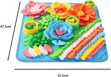 Килимок для пошуку їжі для собак, навчальний килимок для собак та котів, іграшка-килимок для цуценят та дорослих собак