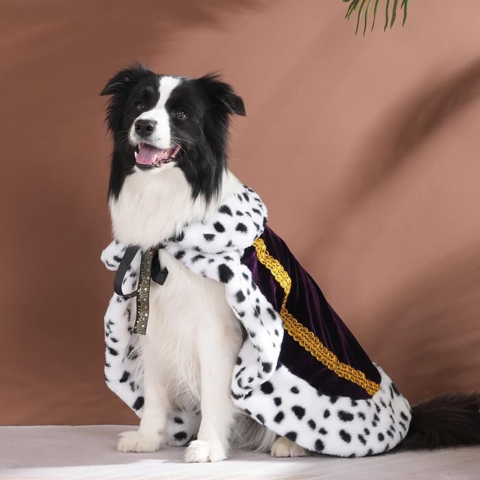 Чудовий будиночок-мантель Lovelyshop Pet Serial Lux для котів та собак, ліловий, для косплею, костюмів на Хелловін (король, королева, принц, принцеса)