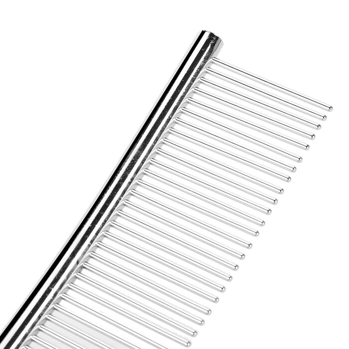 Професійний гребінець для собак та котів Metall-Floh Kamm: видалення воші, розплутування та догляд за довгою шерстю