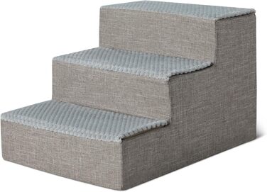 Сходинки для собак Amazon Basics: сірі, 3 сходинки, для диванів та ліжок