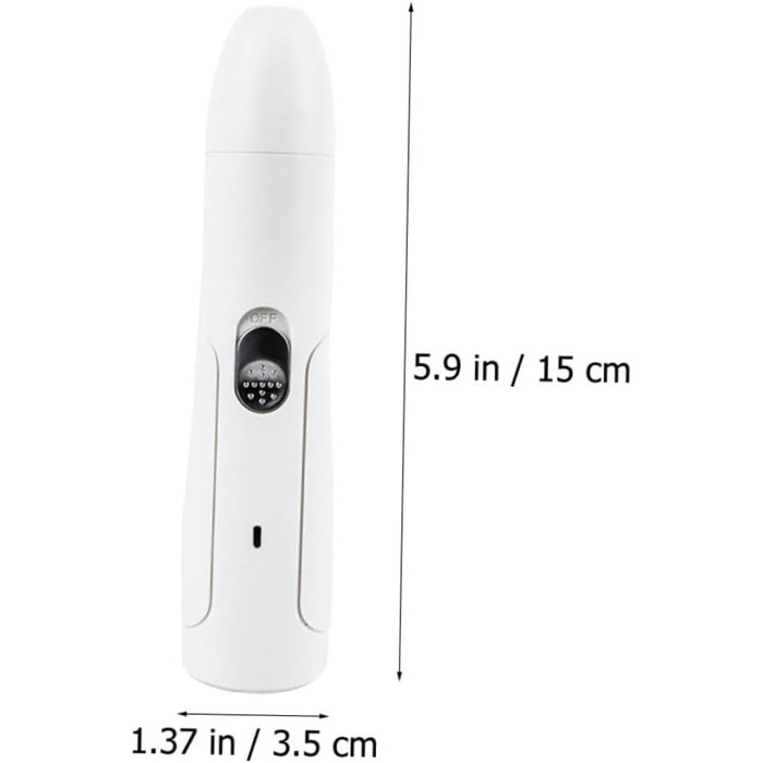 Електричний триммер для нігтів Milisten для собак та котів - тихий та безпечний, USB-зарядка