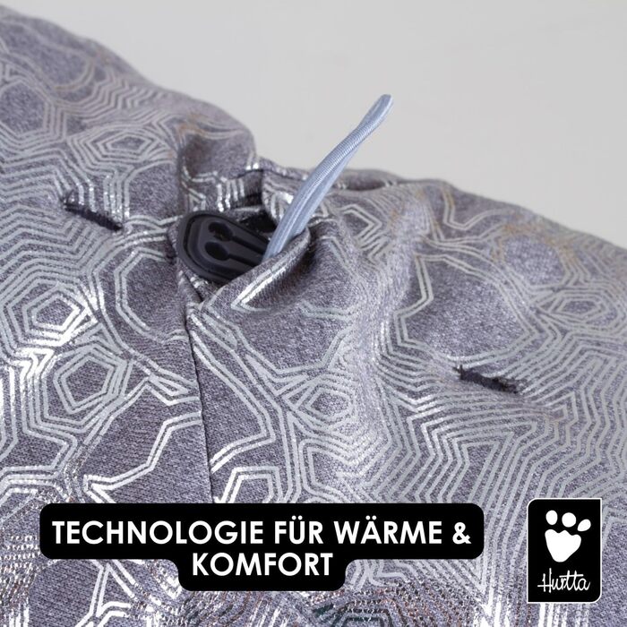 Hurtta Extreme Overall Winterjacke для собак (Blackberry, 25S) - тепла зимова куртка для собак