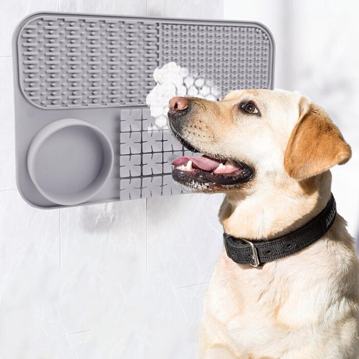 Повільний годівник для собак - килимок-головоломка, килимок для іграшок, сірий L