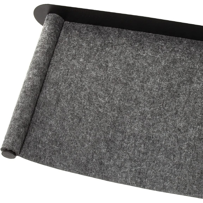 Підвісна лежанка для кота з фетру, канадського виробництва | 65 x 35 x 10 см, антрацит | Лежанка-стіна для котів