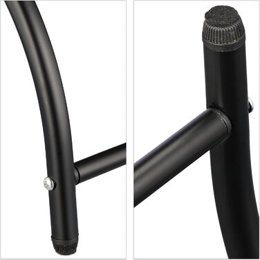 Крісло-гамак для котів Relaxdays, стояче, підвісне, 25 x 44 x 42 см, темно-сірий/чорний