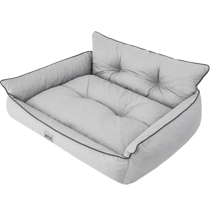 Лежанка для собак Joker Gesteppt: велика, середня, маленька - лежанка-кошик, лежанка-софа для собак різних розмірів. Розміри: L - 106 x 80 см, S - 64 x 49 см. Матеріал: штучна замша. Легко чиститься.