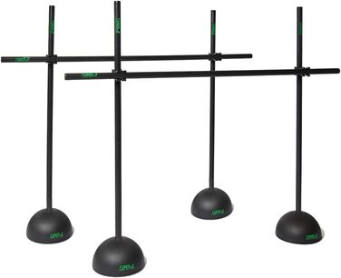 Набір для координації TOOLZ Agility: 2 бар'єри, стійки для слалому та фіксатори - для дітей та дорослих, indoor/outdoor