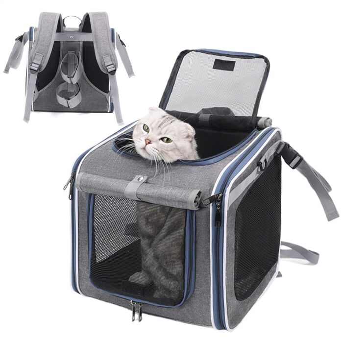 Транспортна сумка для тварин на велосипед: складана та портативна, для собак та інших домашніх улюбленців. Ідеально для прогулянок, подорожей та сімейних велопрогулянок.